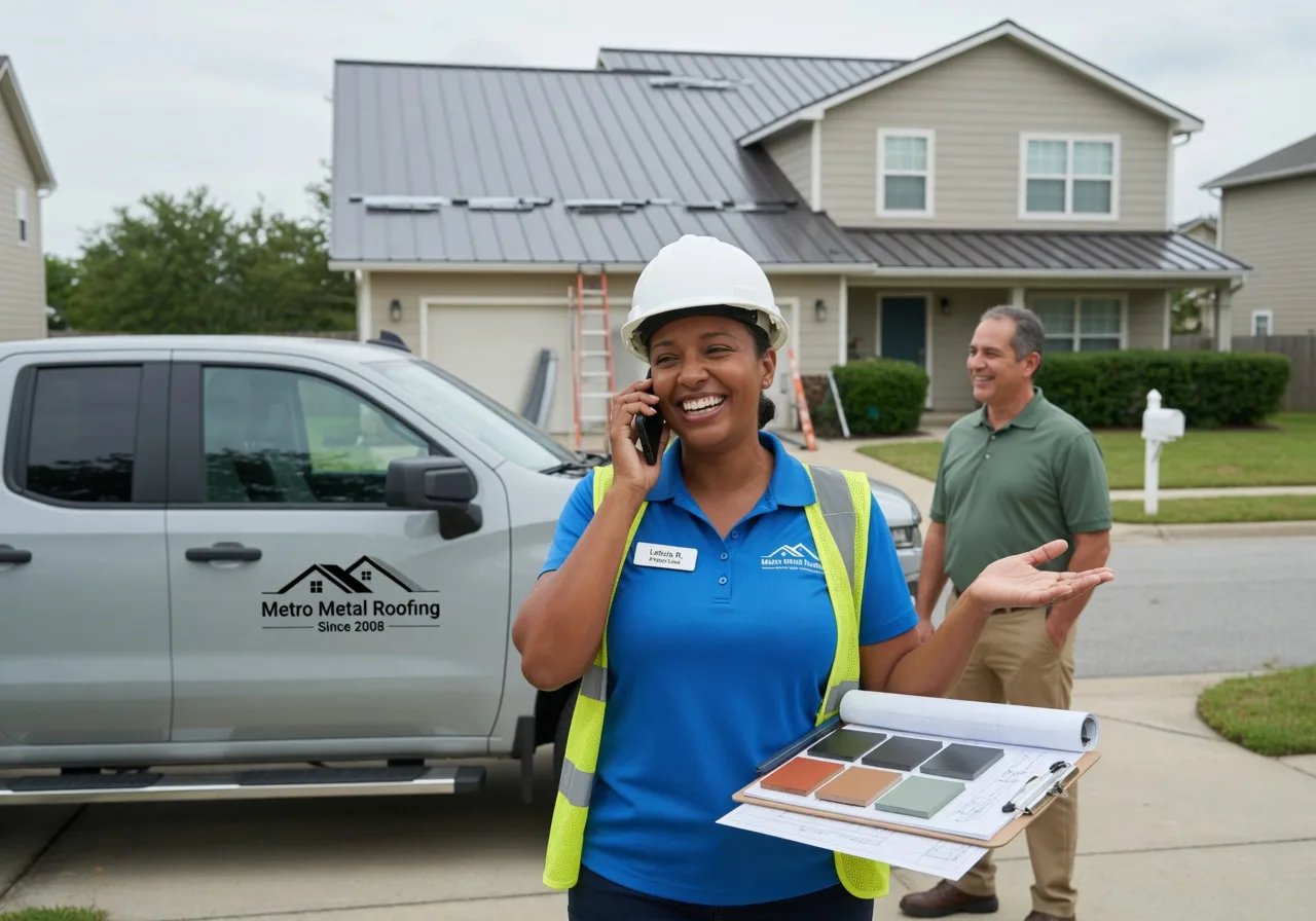 Storm Damage Metal Roof Repair in Huntington, MA